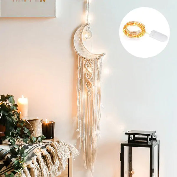 Angel Wings Woven Hanging Decor